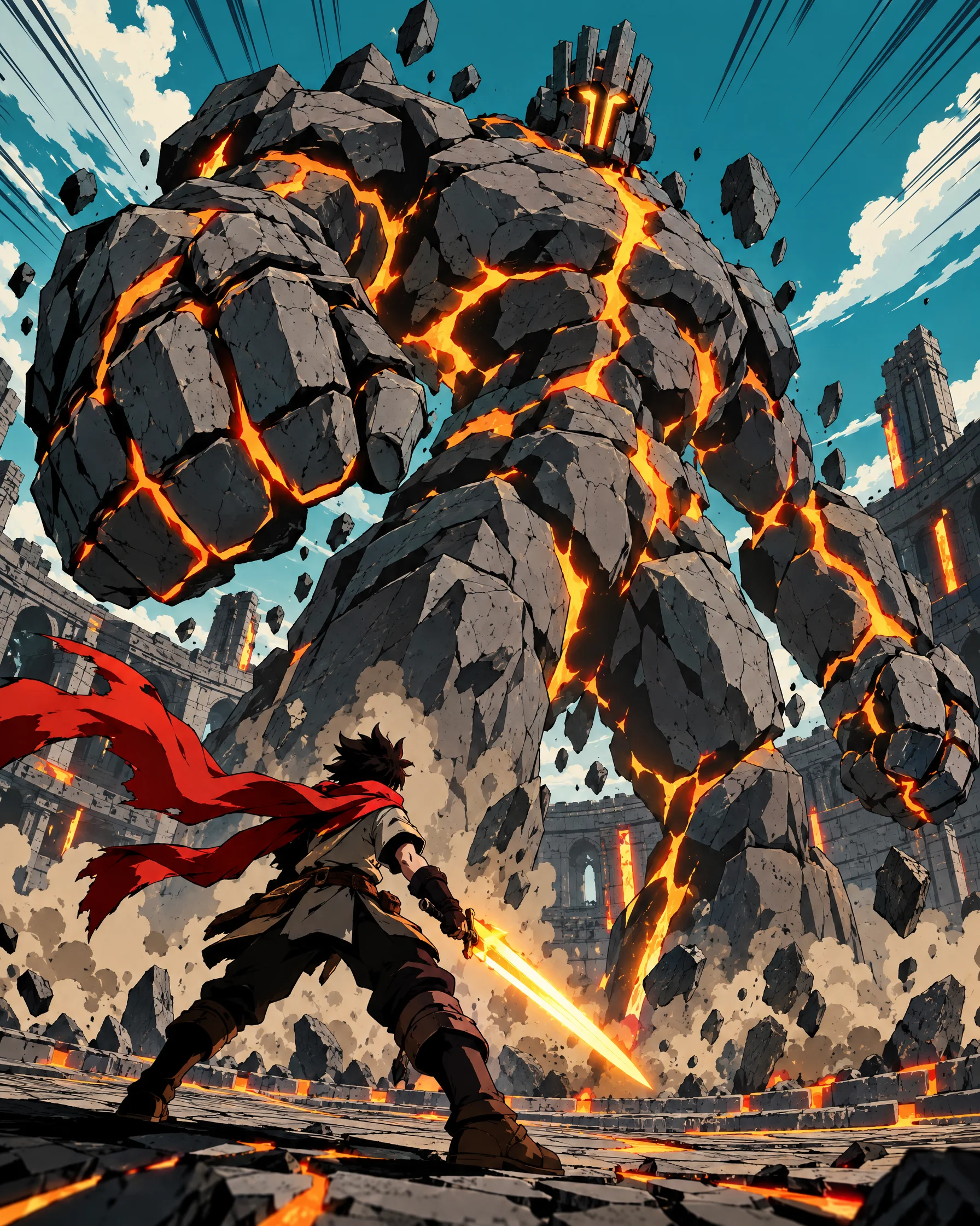 Cel-Shaded Boss Arena