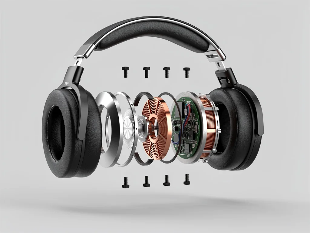 Exploded-View Headphones
